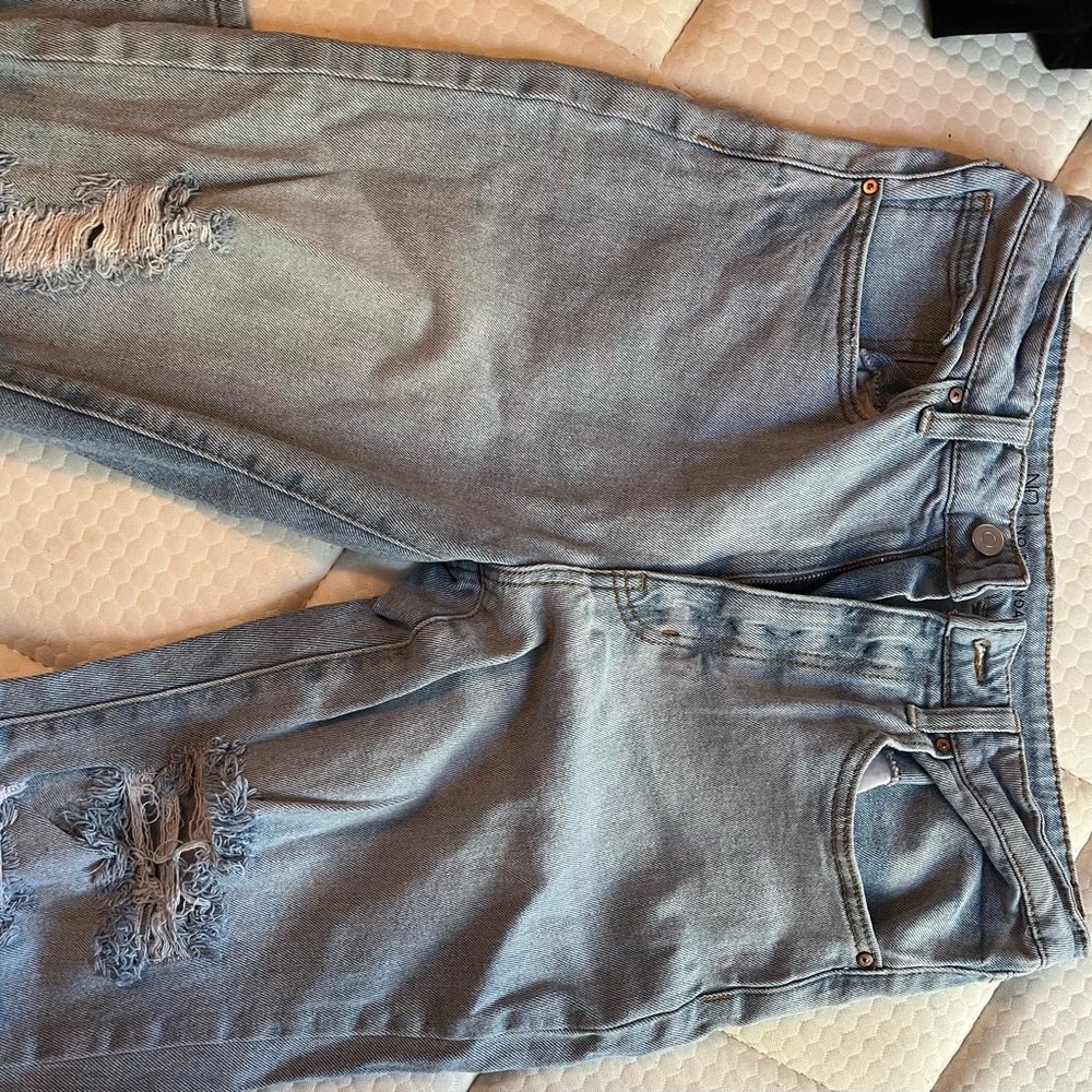 No Boundaries Light Blue Boyfriend Jeans